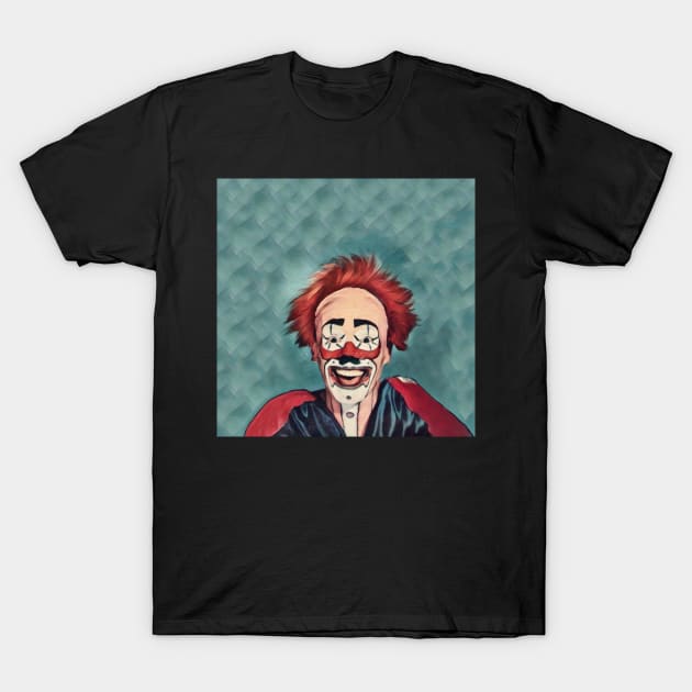 Creepy Clown T-Shirt by funhousejen